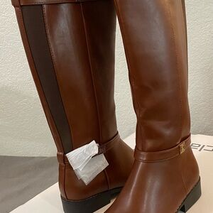 Liz Claiborne Rich Brown Heeled Boots